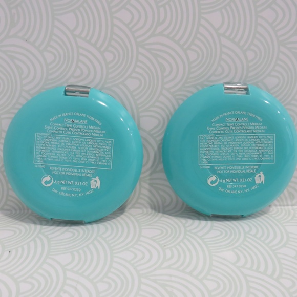 ORLANE PARIS💥COMPACT SHINE CONTROL PRESSED POWDER MEDIUM - LOT OF 2💥 - Picture 3 of 5